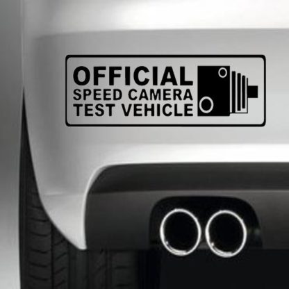 Official Speed Camera Test Vehicle
