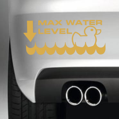 Max Water Level With Duck