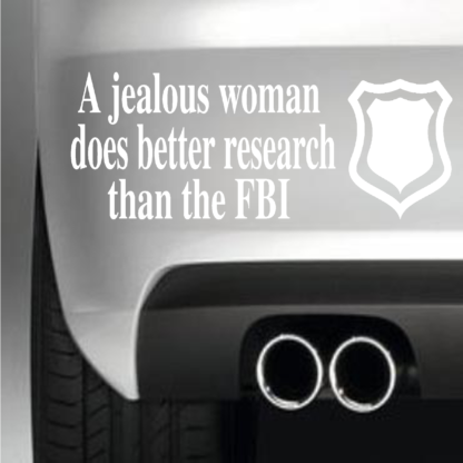 A Jealous Woman Does Better Research Than The FBI