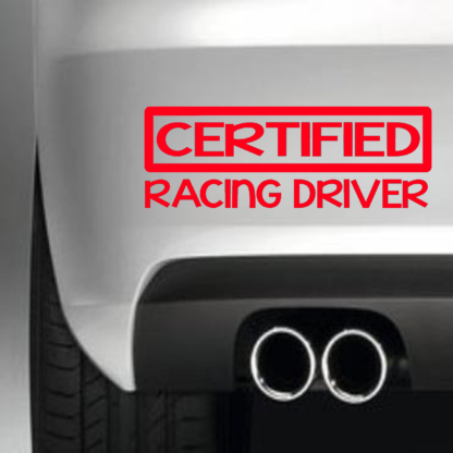 Certified Racing Driver