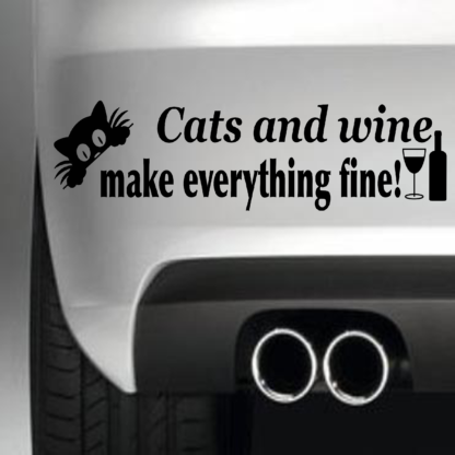 Cats And Wine ( Style 3 )