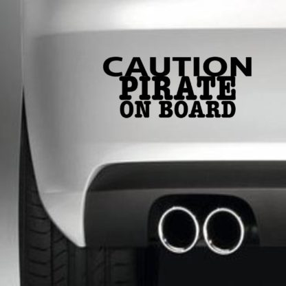 Caution Pirate On Board