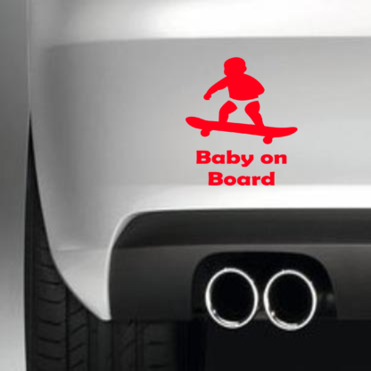 Baby On Board Skateboard