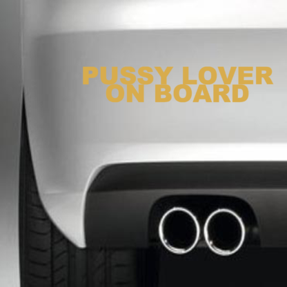 Pussy Lover On Board