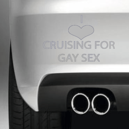 I Love Crusing For Gay Sex