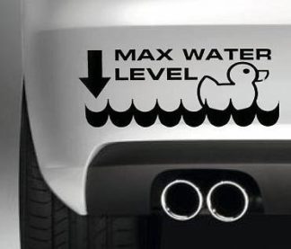 Buy MAX WATER LEVEL Car Sticker Decal Vinyl Bumper Window Funny