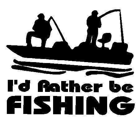 South Coast Stickers Id Rather Be Fishing Boat STICKER FUNNY BUMPER STICKER  CAR VAN 4X4 WINDOW PAINTWORK DECAL EURO LAPTOP DRIVE – South Coast Stickers