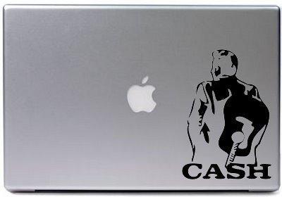 South Coast Stickers JOHNNY CASH LAPTOP STICKER MUSIC IPAD TABLET APPLE  FUNNY VINYL GRAPHIC DECAL – South Coast Stickers